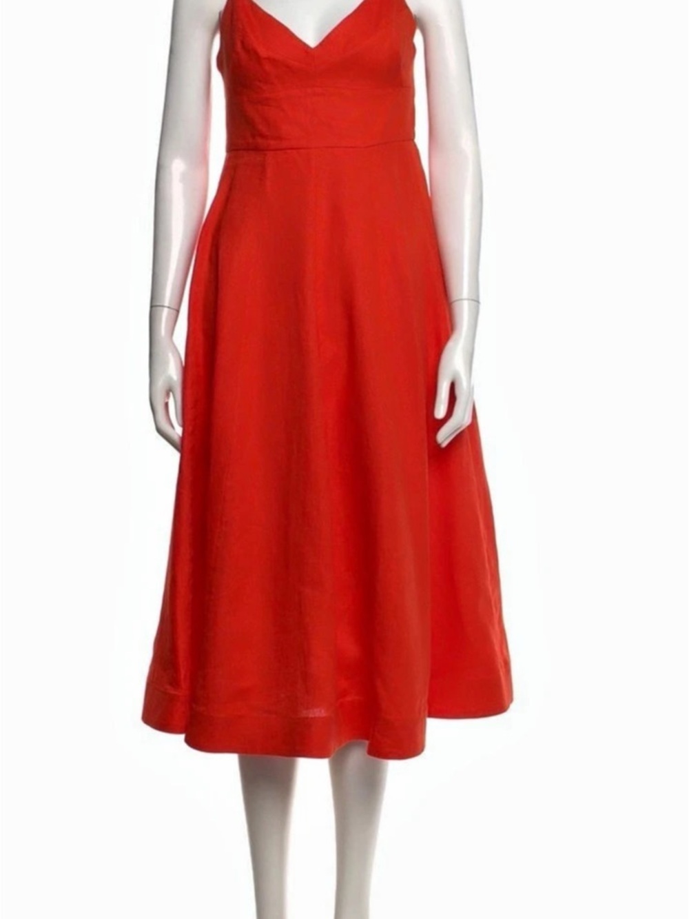 Zimmermann 💯 linen Red Midi Dress